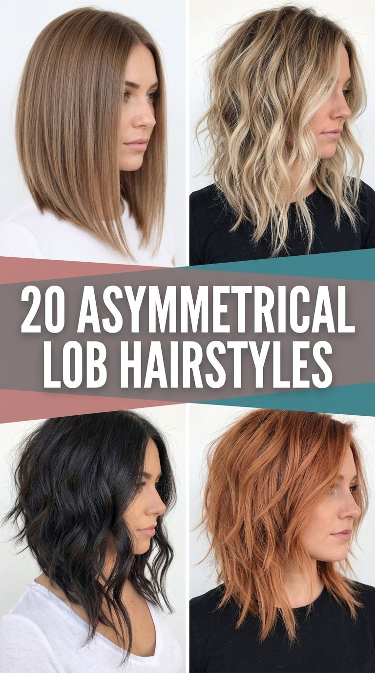 asymmetrical lob Hairstyles