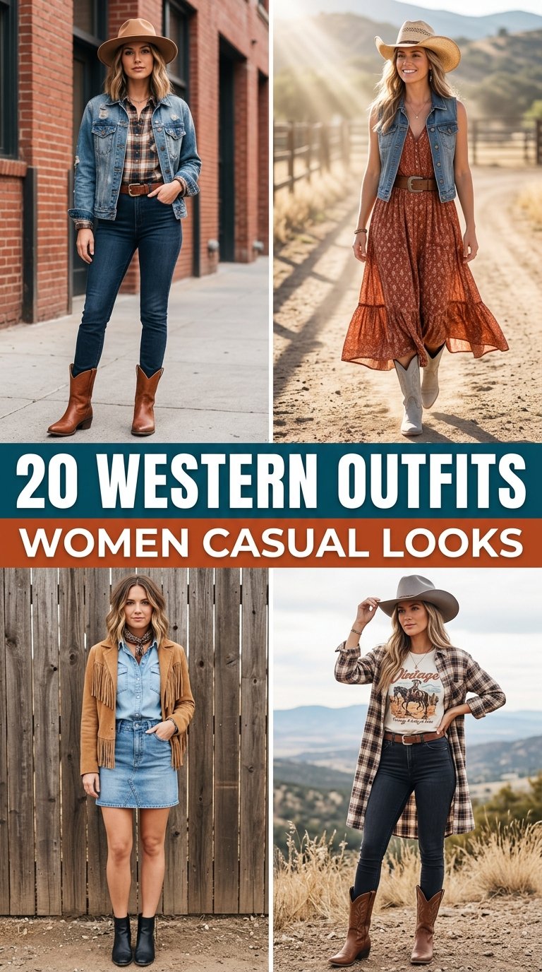 western outfits women casual Looks