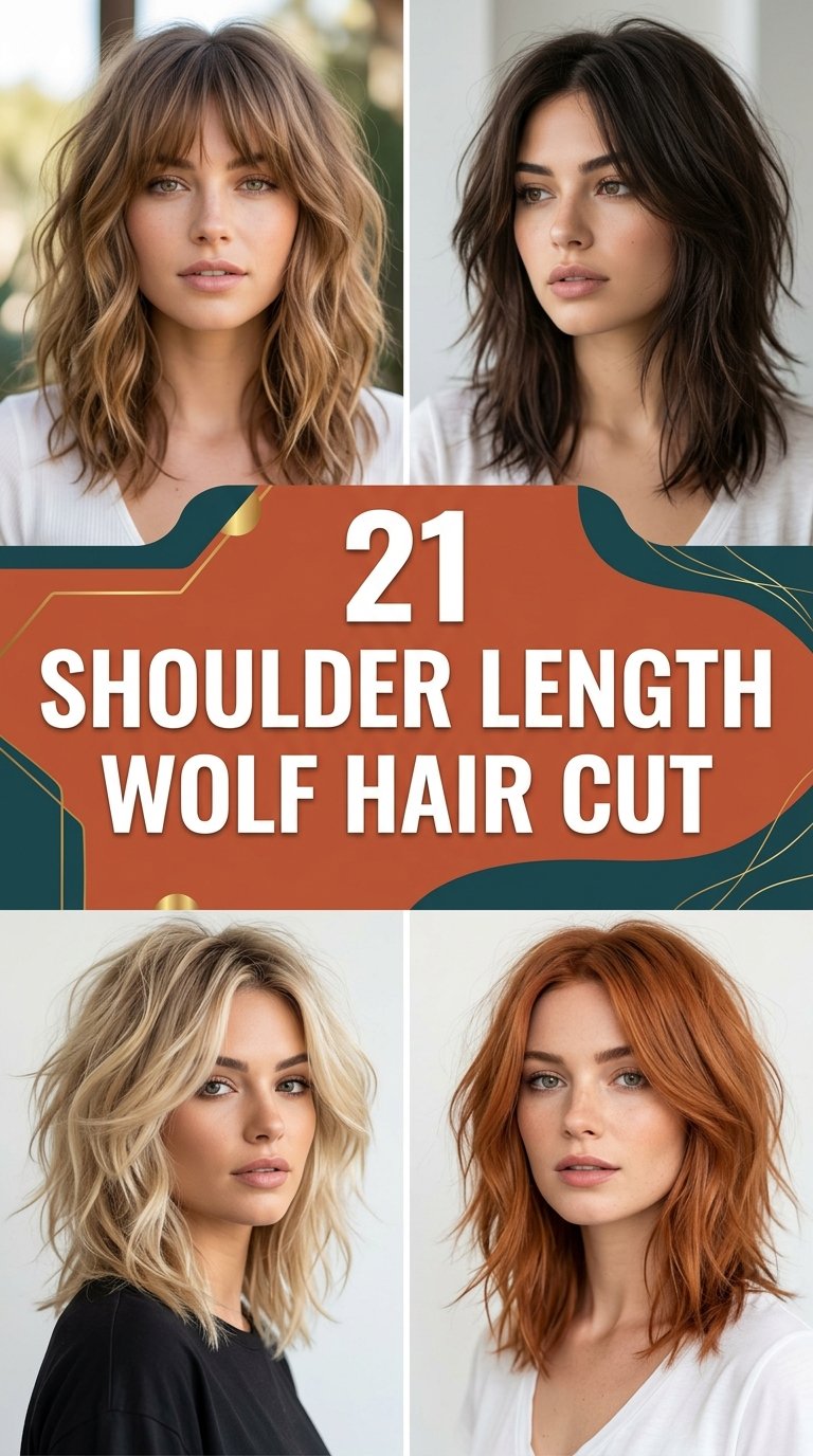 Shoulder Length Wolf hair Cut