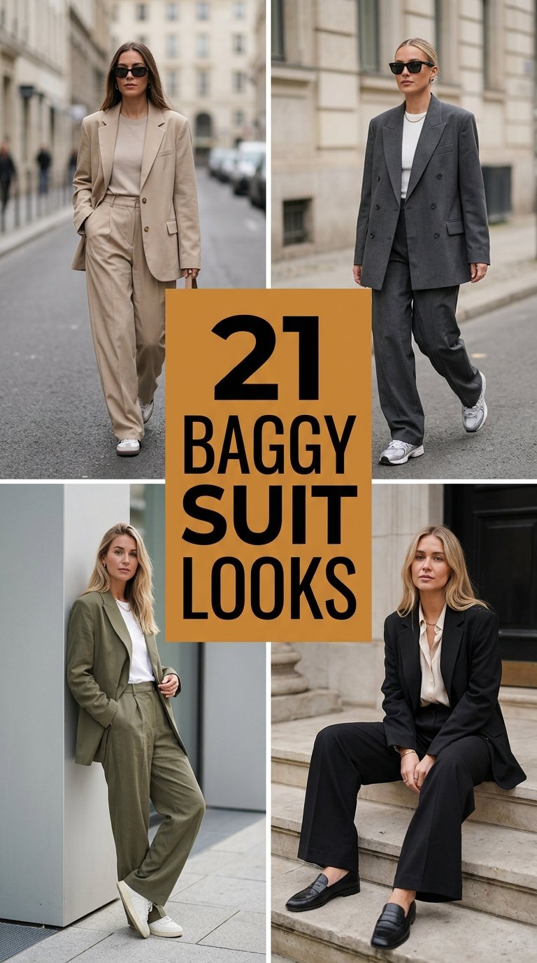 baggy suit Looks
