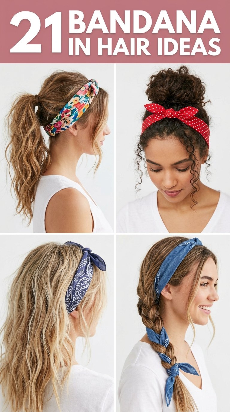 bandana in hair Ideas