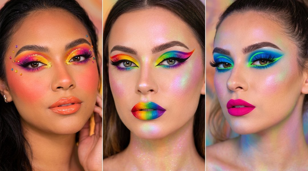 colorful makeup looks