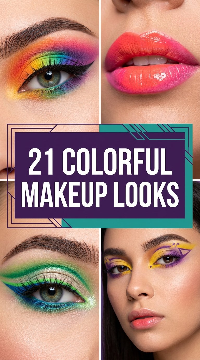 colorful makeup looks