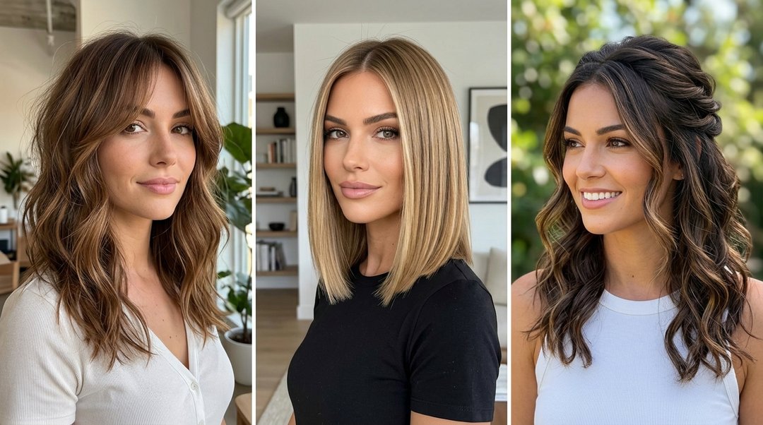 hairstyles for medium length hair