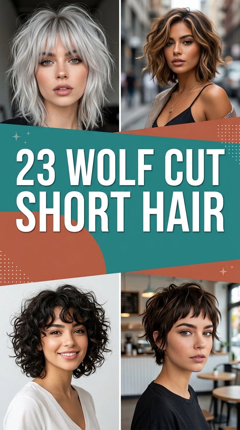 Wolf Cut Short Hair