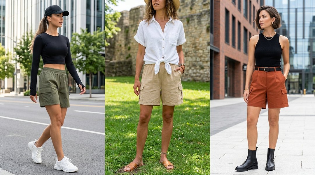cargo shorts outfit Looks