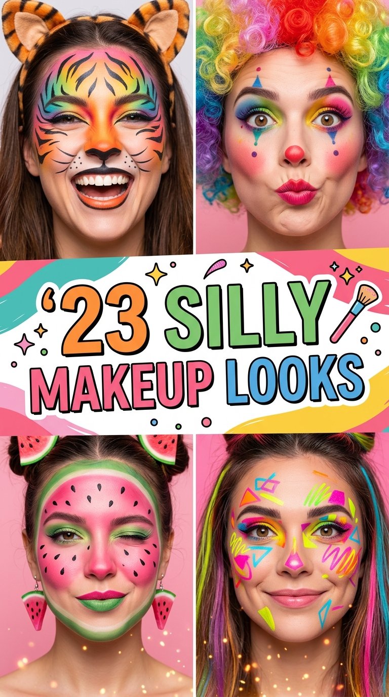 silly makeup Looks