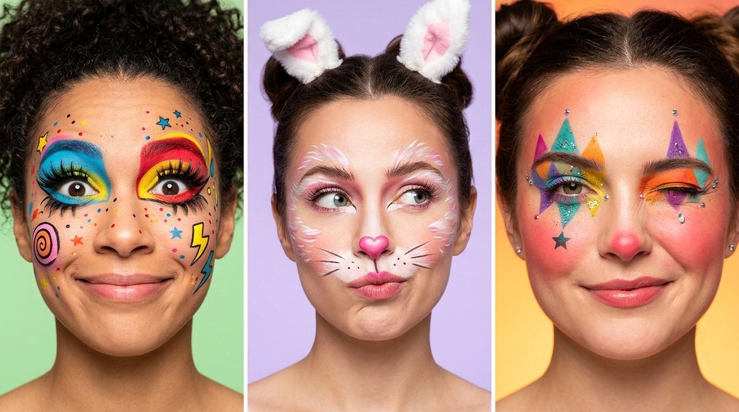 silly makeup Looks