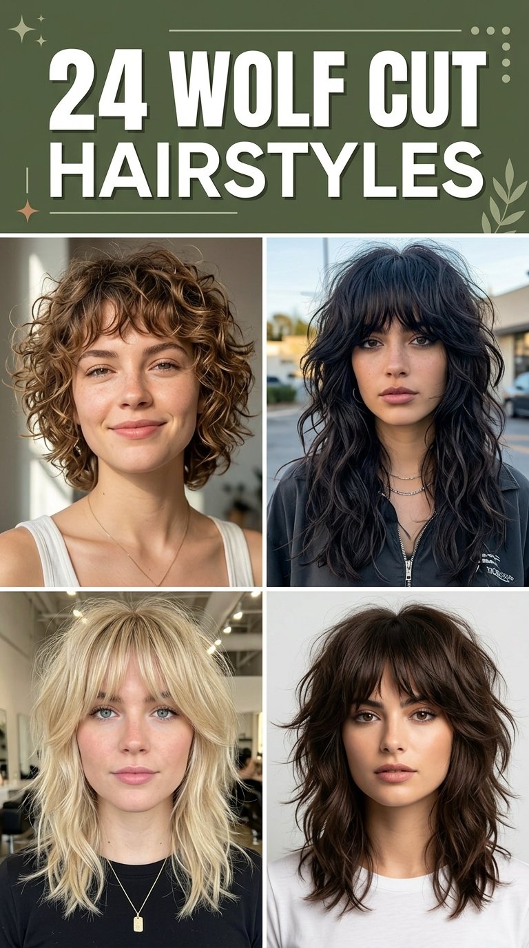 Wolf Cut Hairstyles
