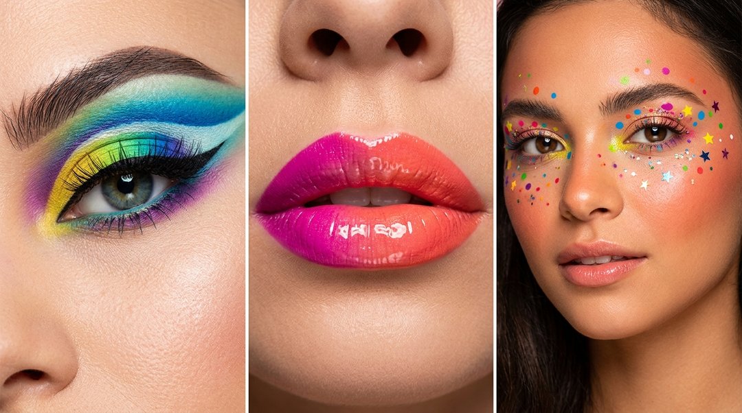 colorful makeup Looks