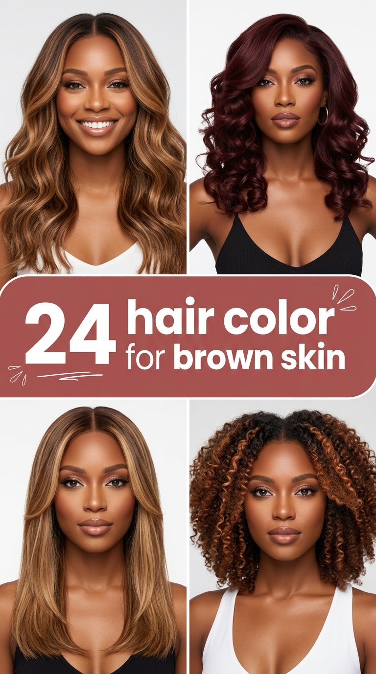 hair color for brown skin