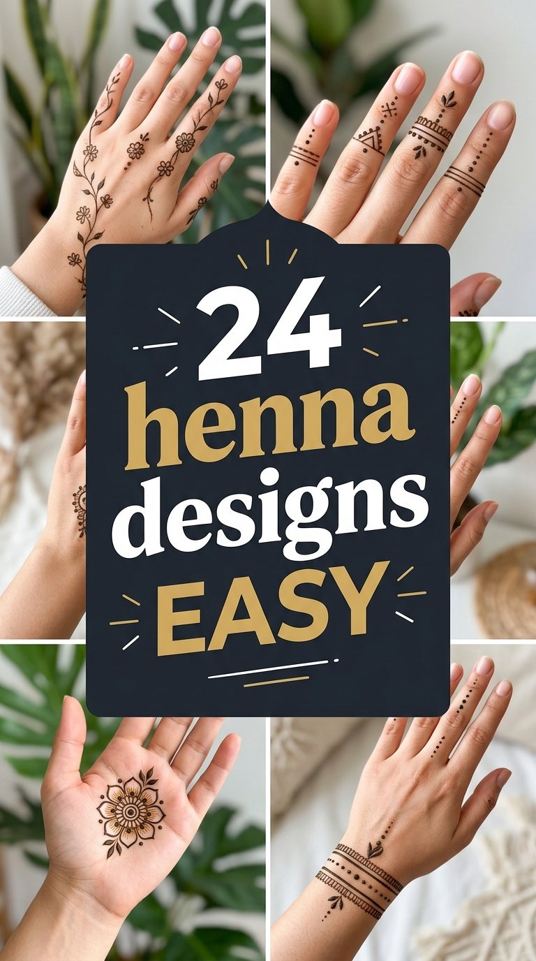 henna designs easy