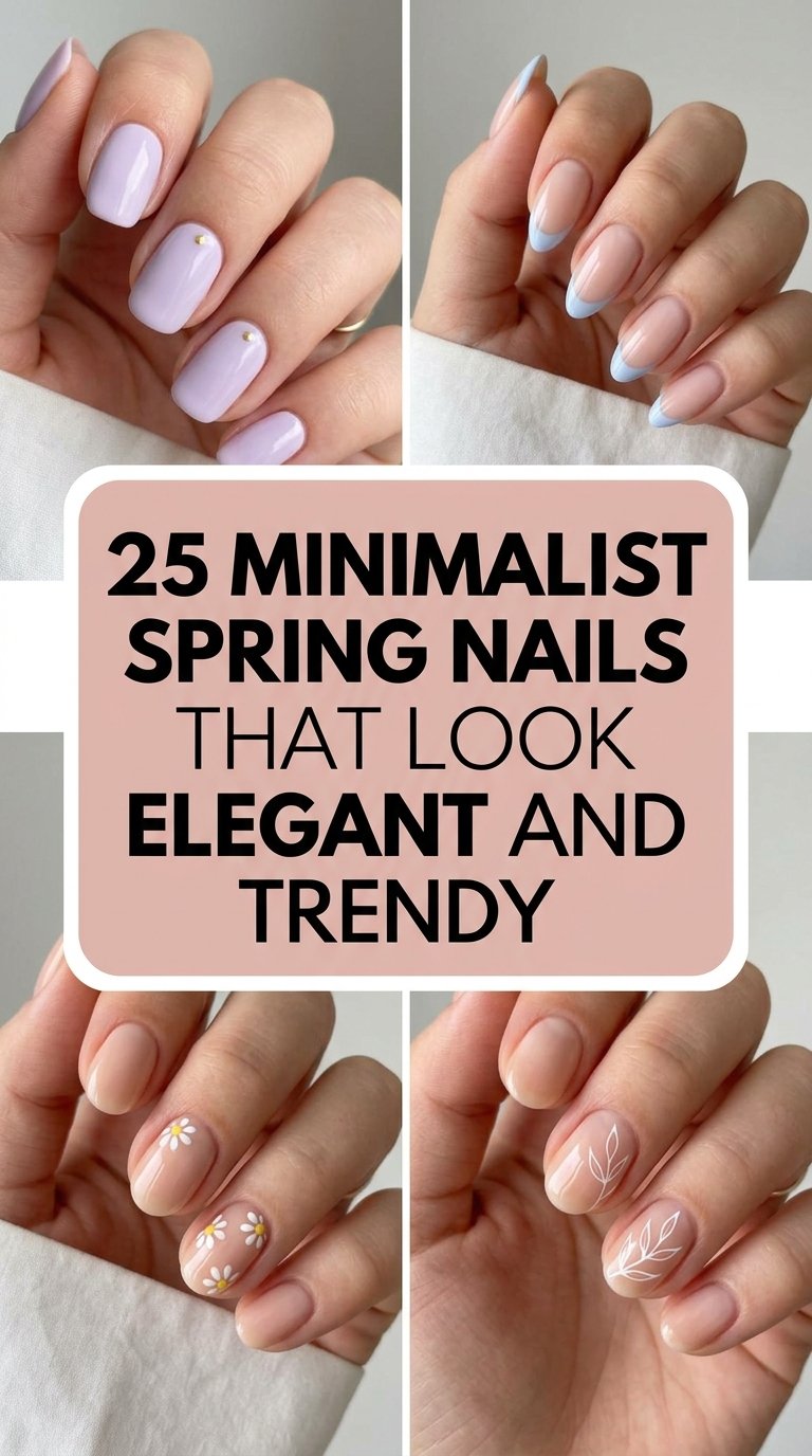 Minimalist Spring Nails