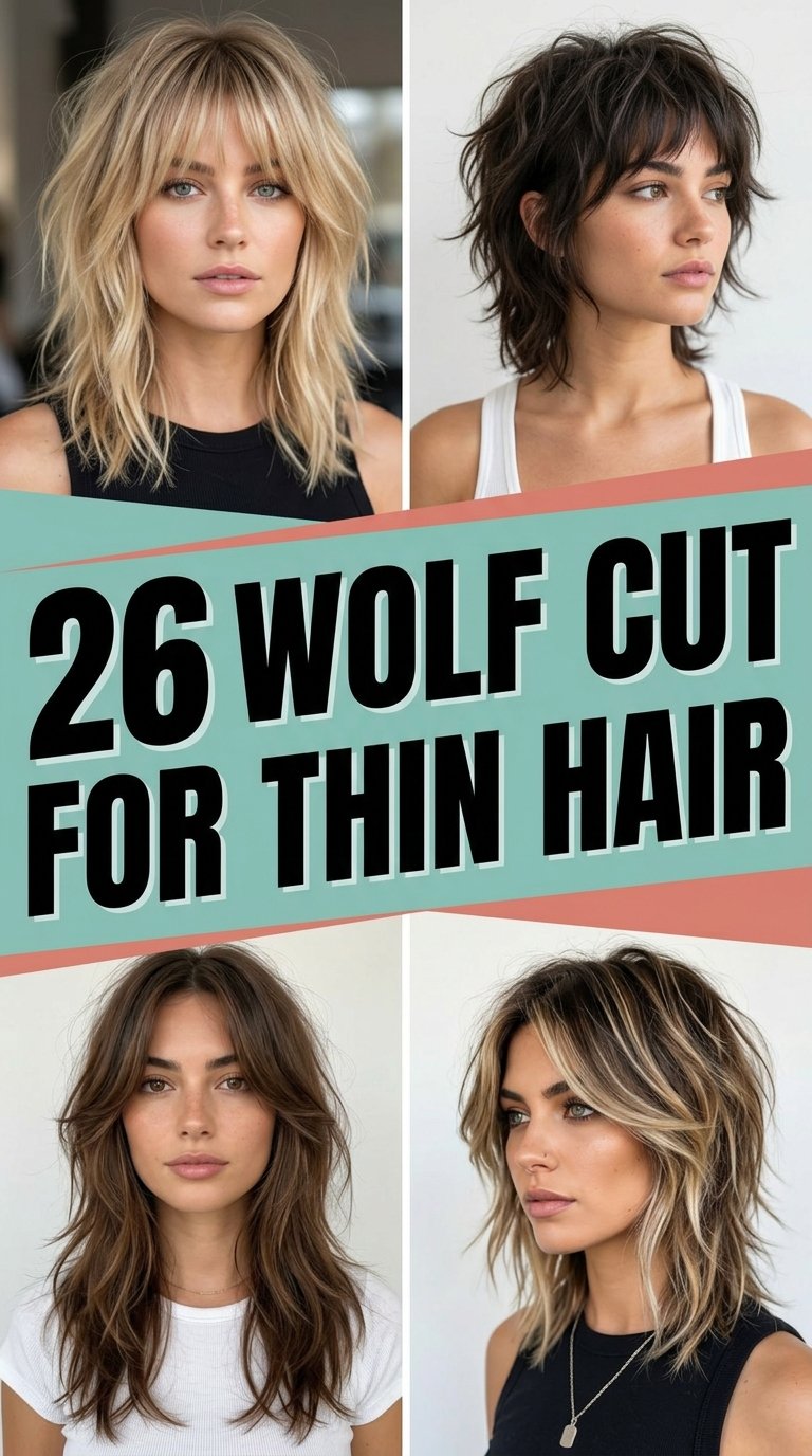 Wolf Cut for Thin Hair