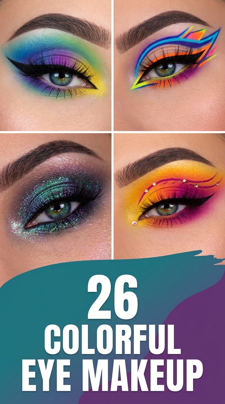 colorful eye makeup