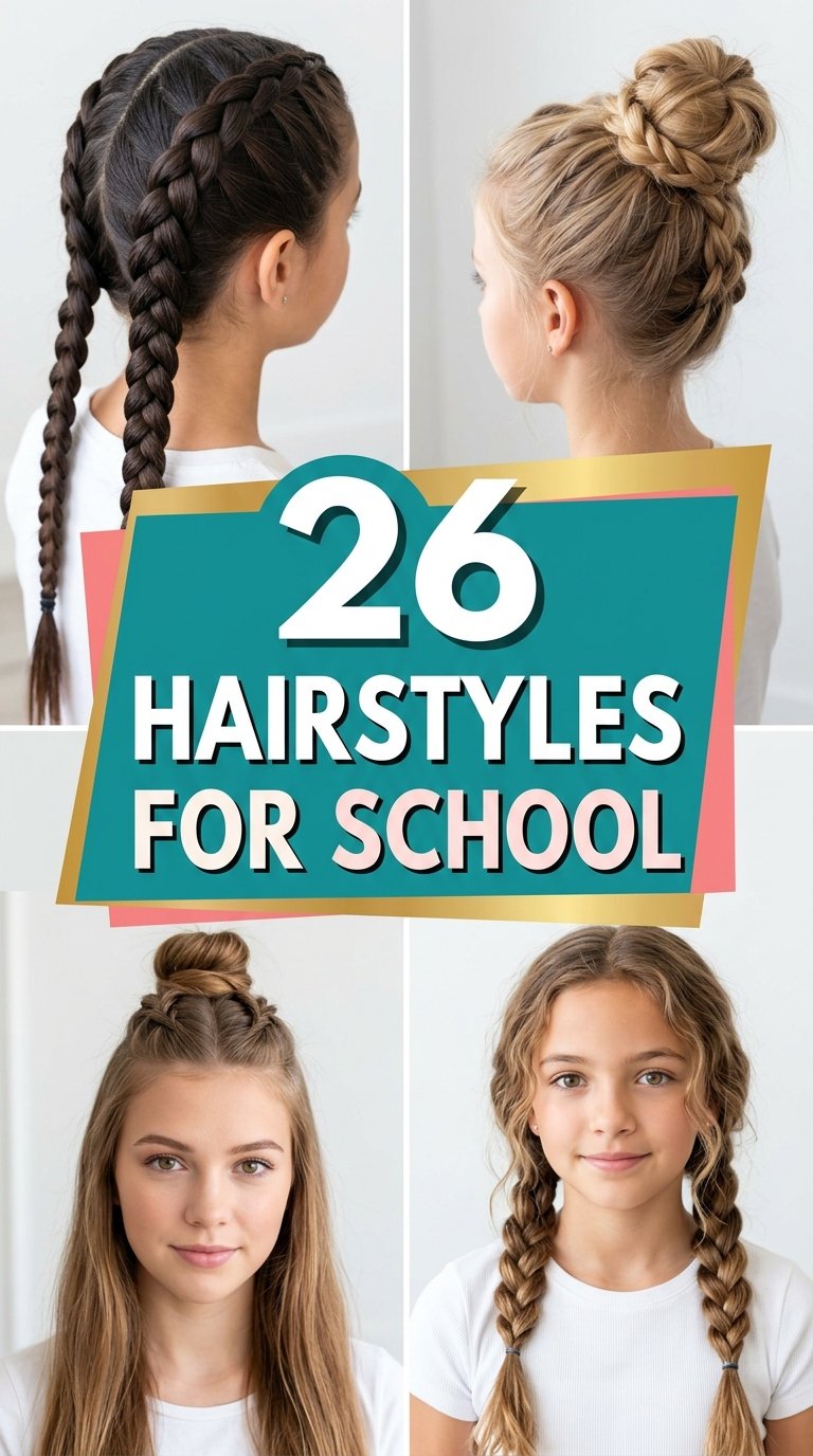 hairstyles for school