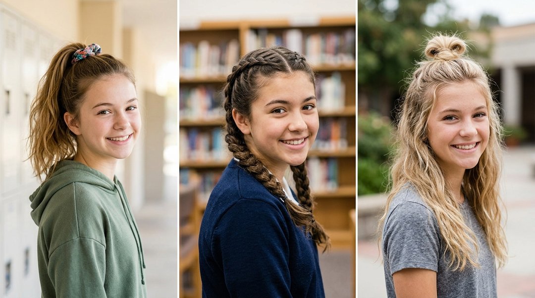 hairstyles for school