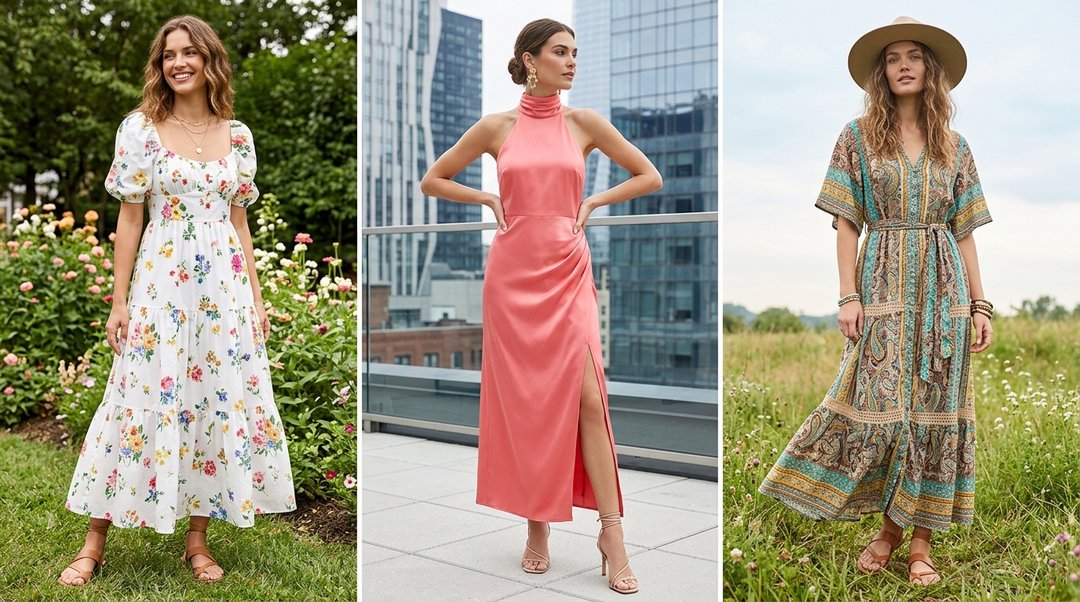 spring maxi dress Looks