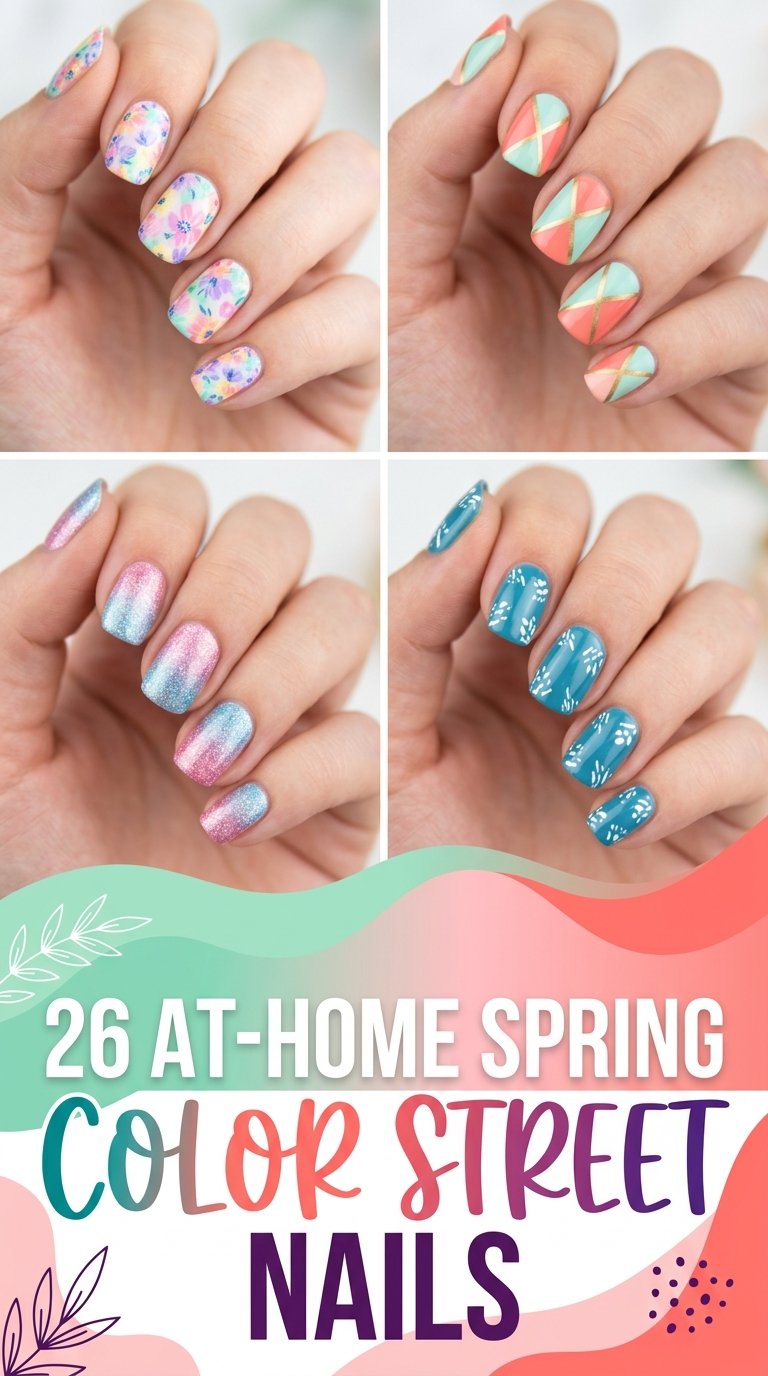 At Home Spring Nails