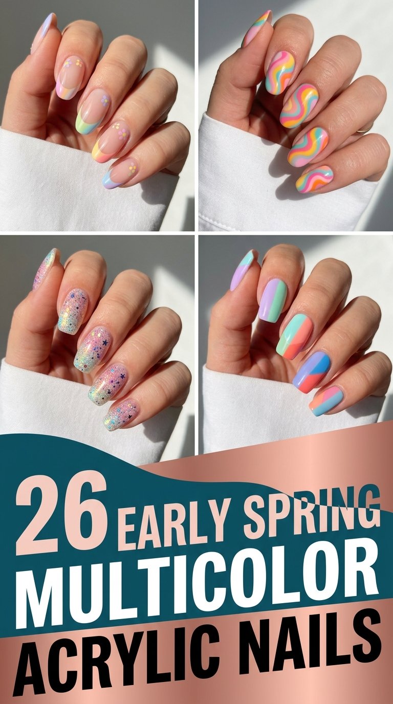 Early Spring Acrylic Nails