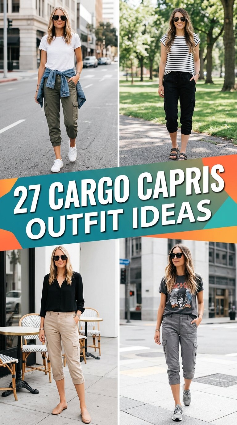 cargo capris outfit Ideas