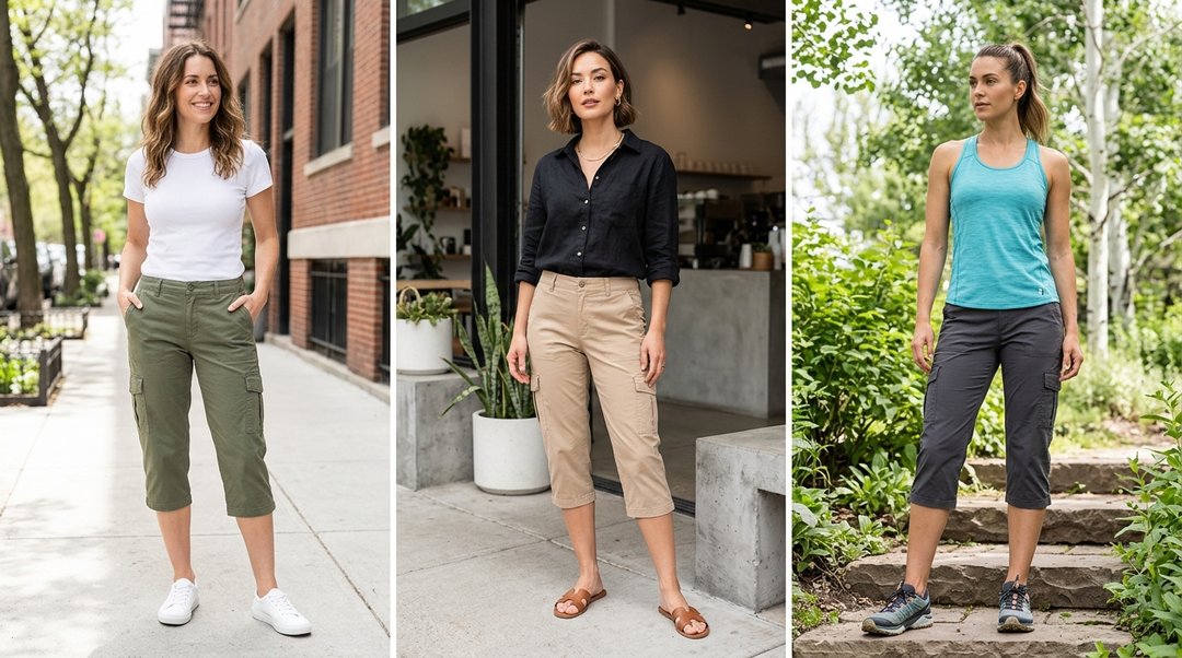 cargo capris outfit Ideas