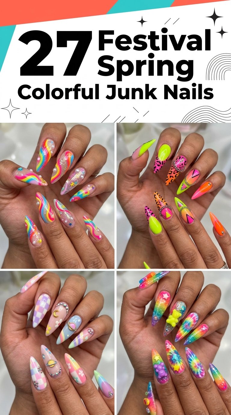 Festival Spring Colorful Junk…