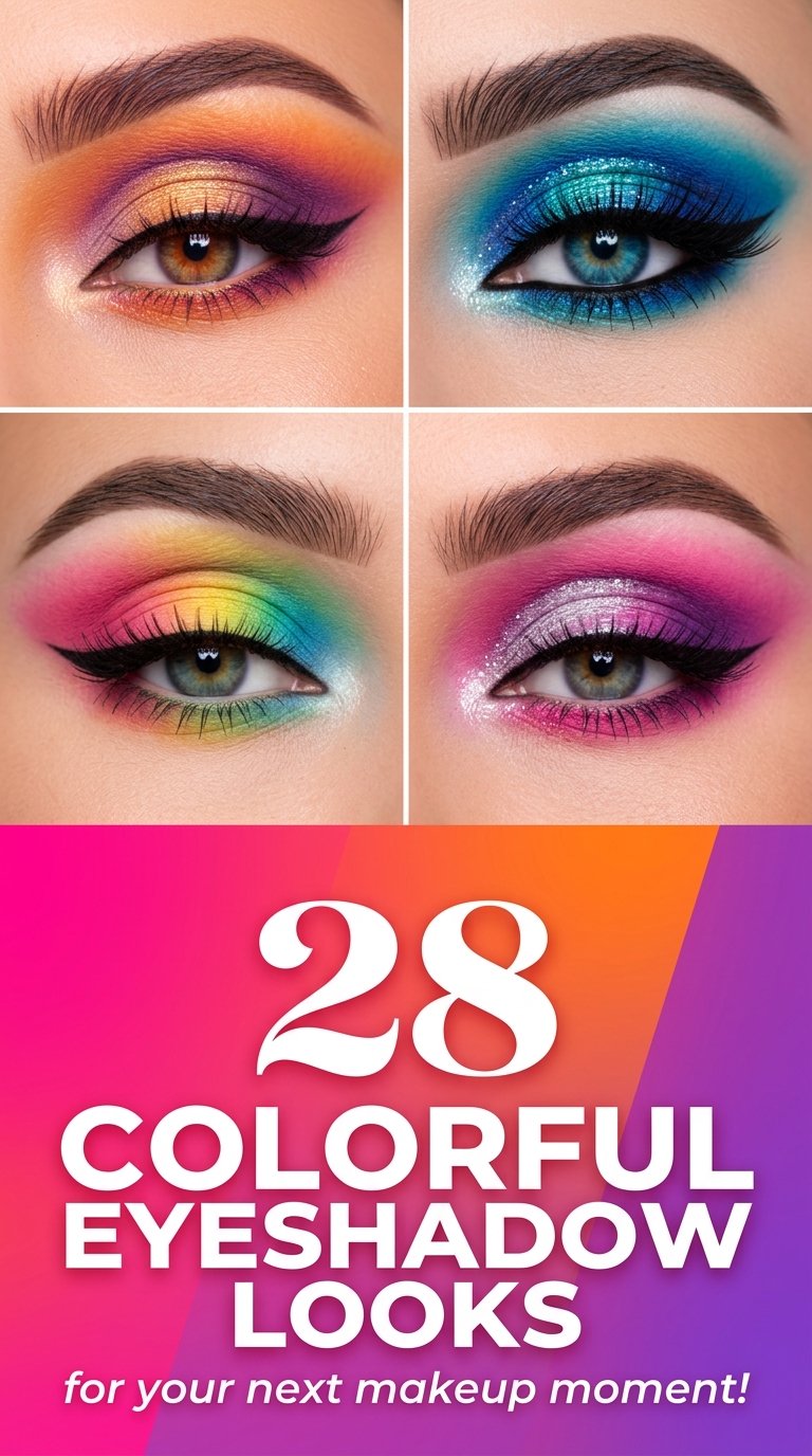 colorful eyeshadow looks