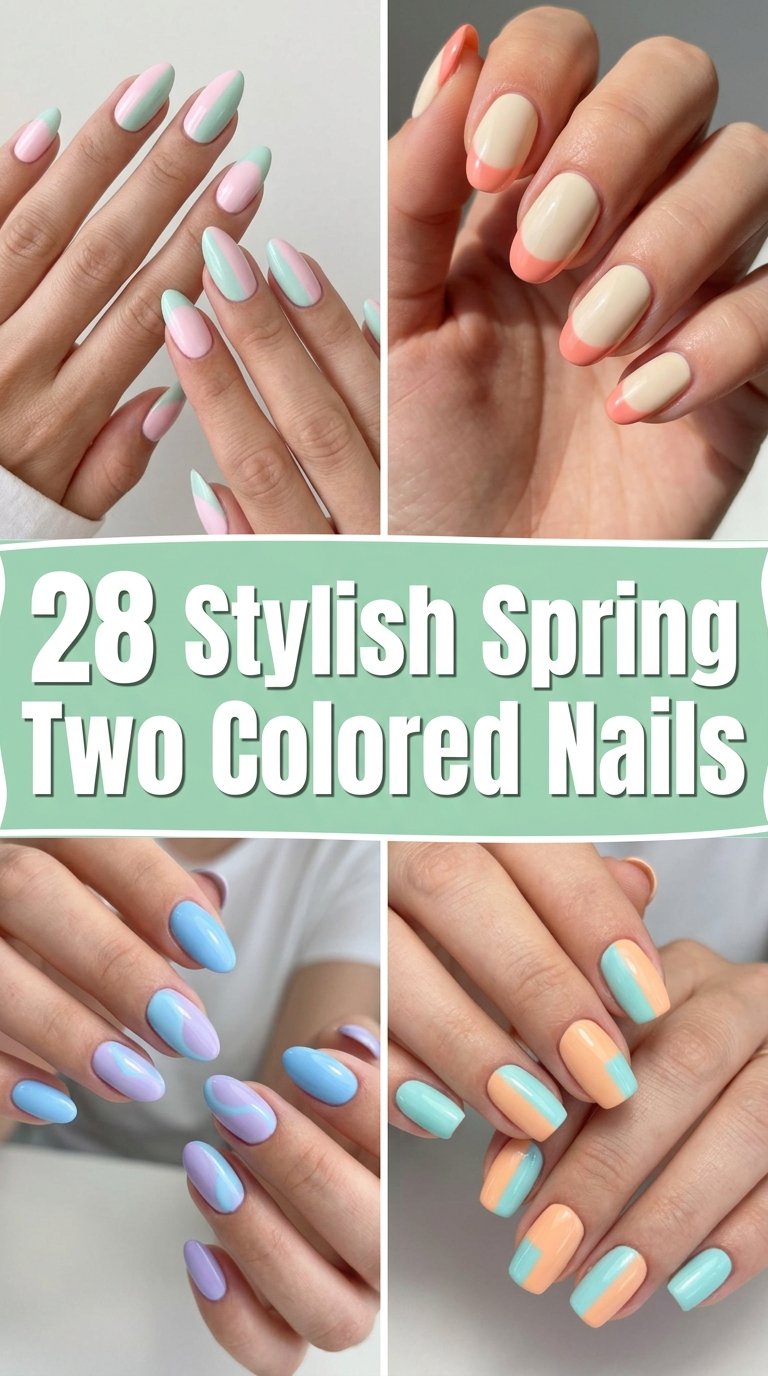 Stylish Spring Two Nails