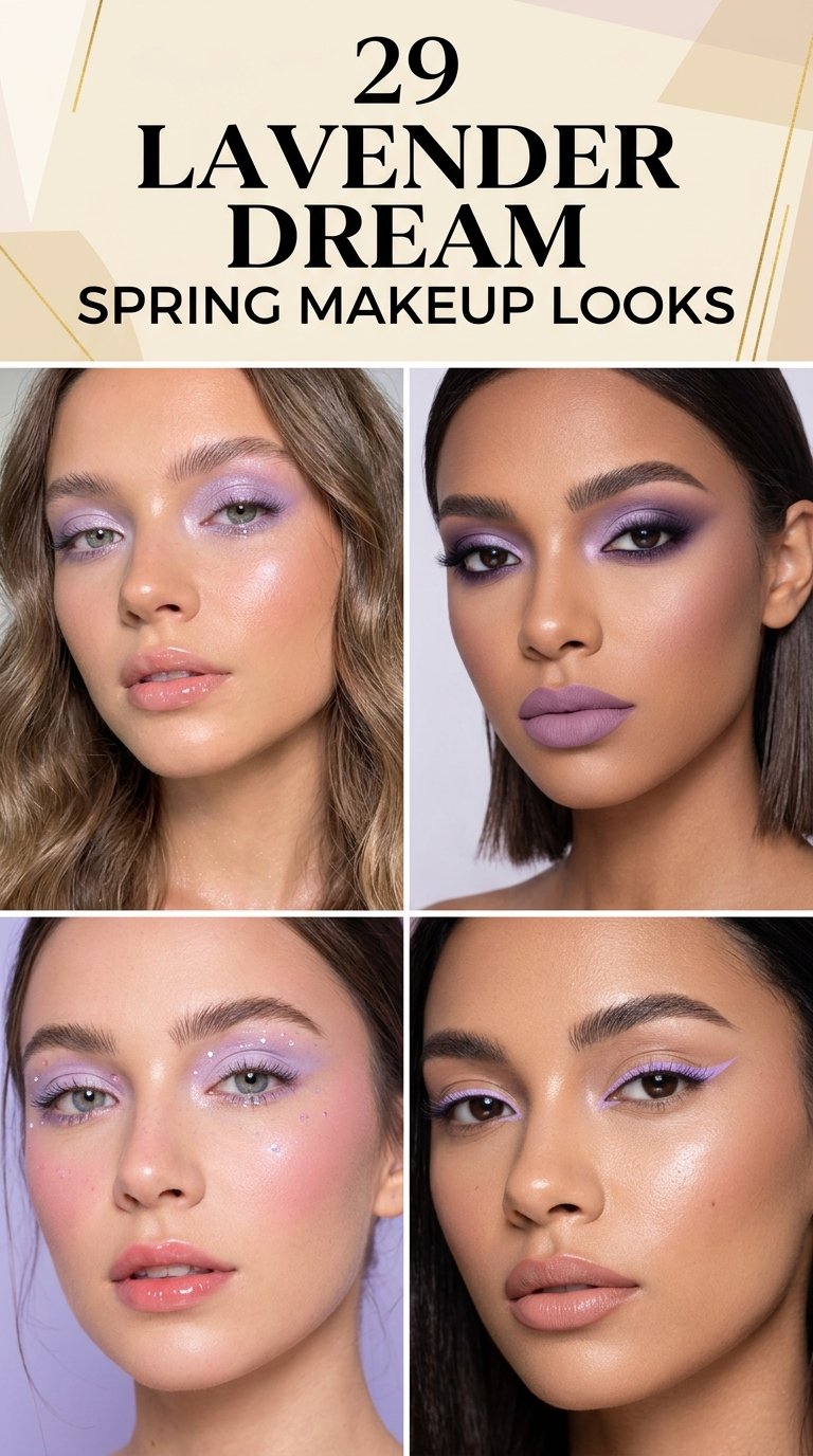 Lavender Dream Spring Makeup