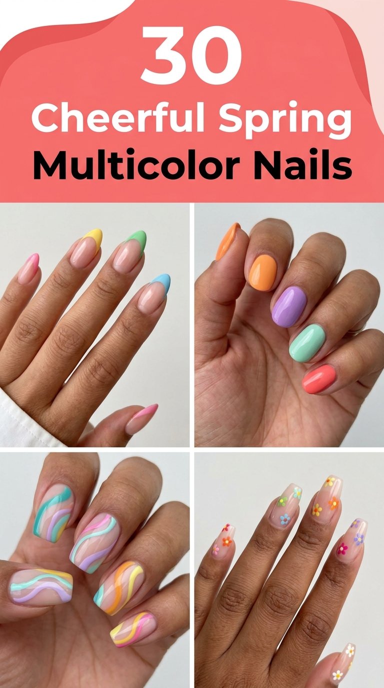 Cheerful Spring Nails