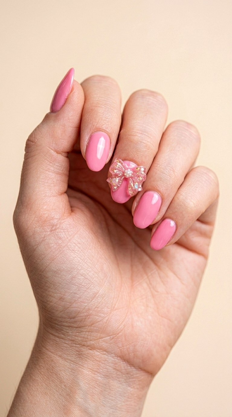 D Bow Mania - 22 Funky Spring Colorful Junk Nails