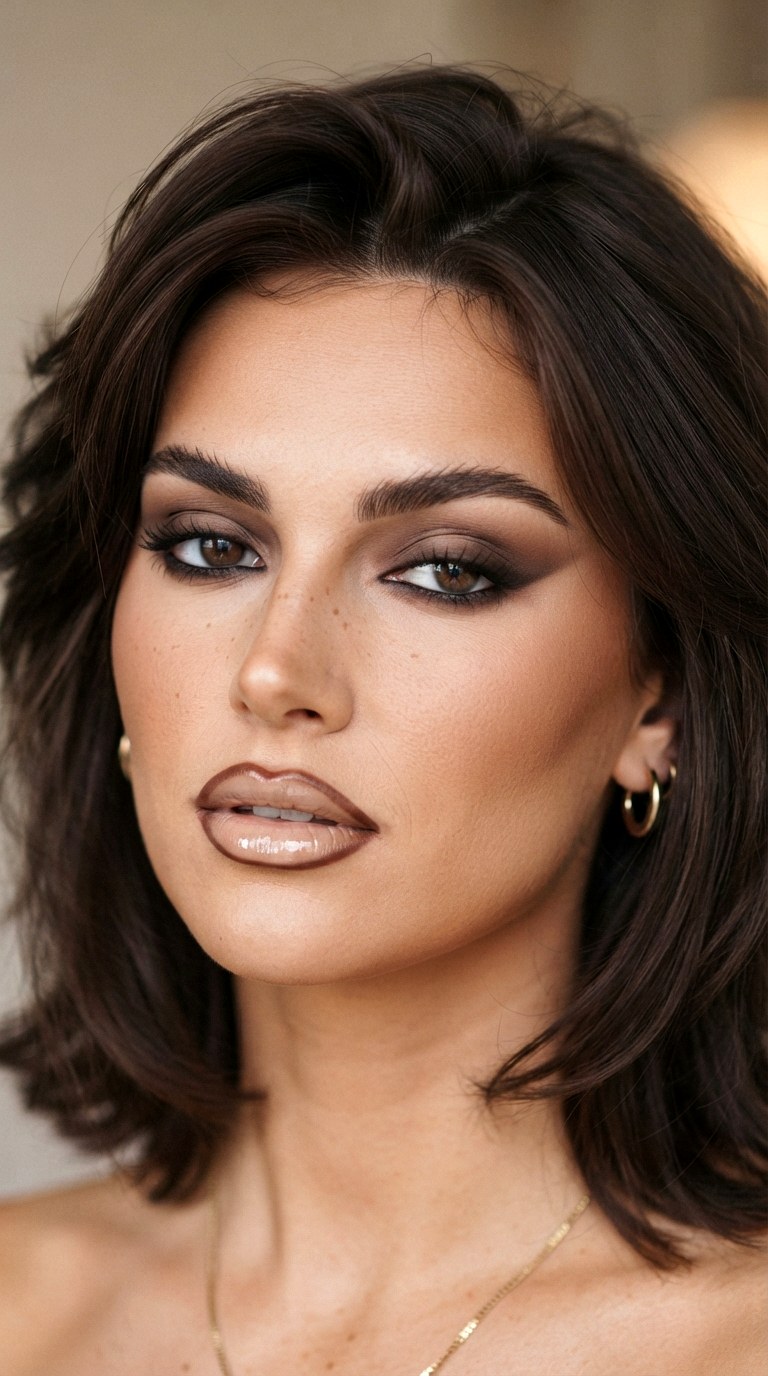 s Brown Sculpted Glam - 30 creative makeup looks