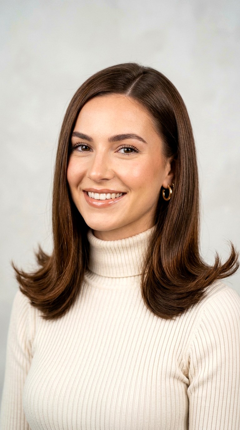 s Flipped Ends Mid Length - 29 hairstyle ideas