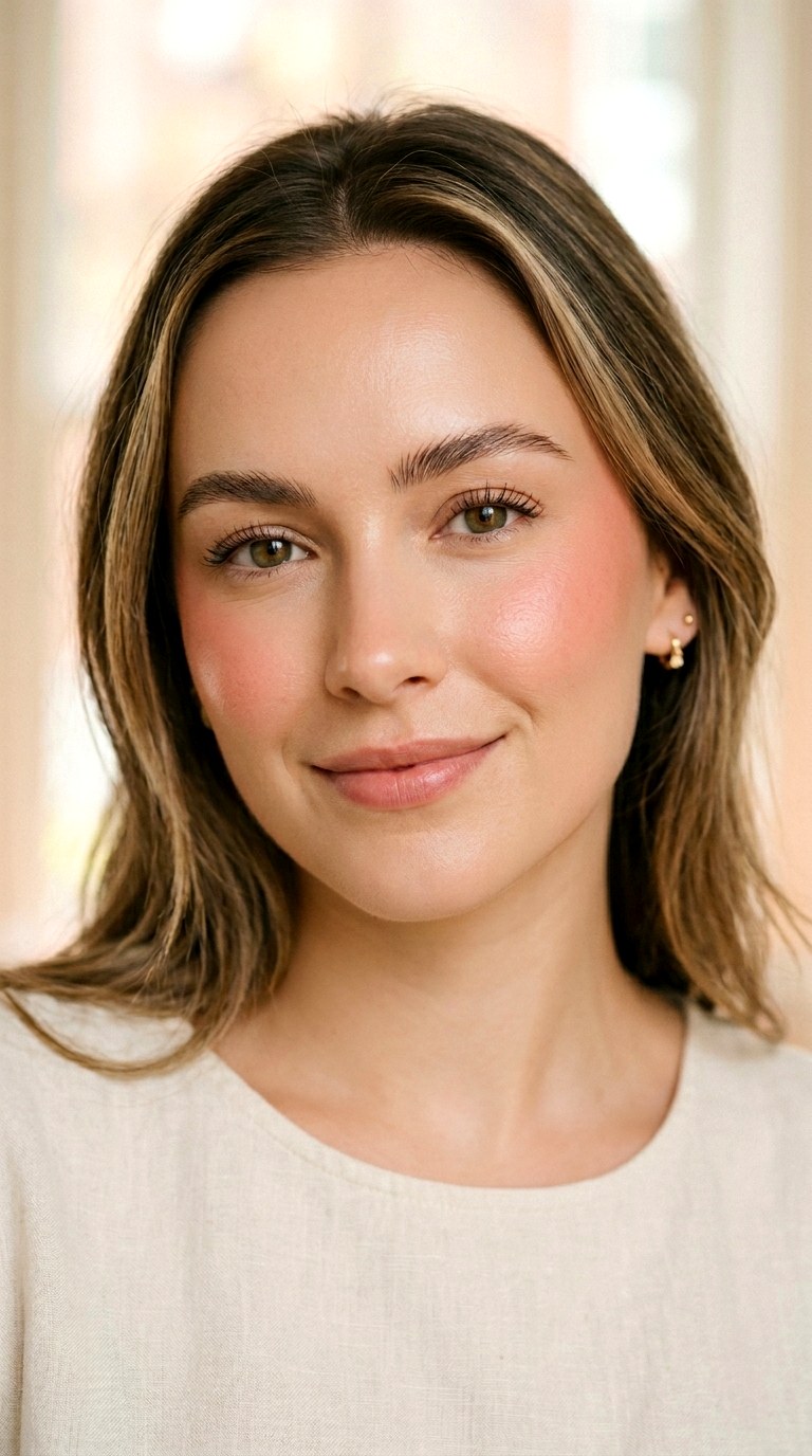 Airbrushed Minimalist Makeup - 28 Airbrushed Blush Makeup Trend