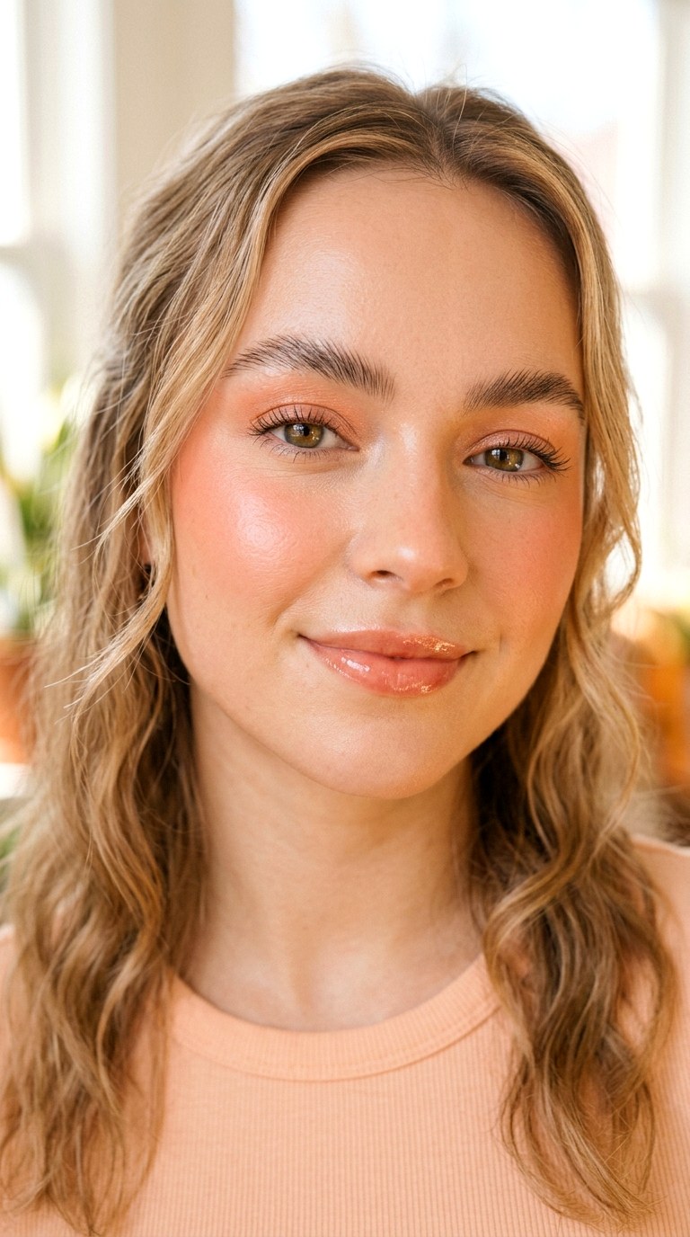 Airy Peach Fresh Face Glam - 25 Peach Fuzz Fresh Face Glam