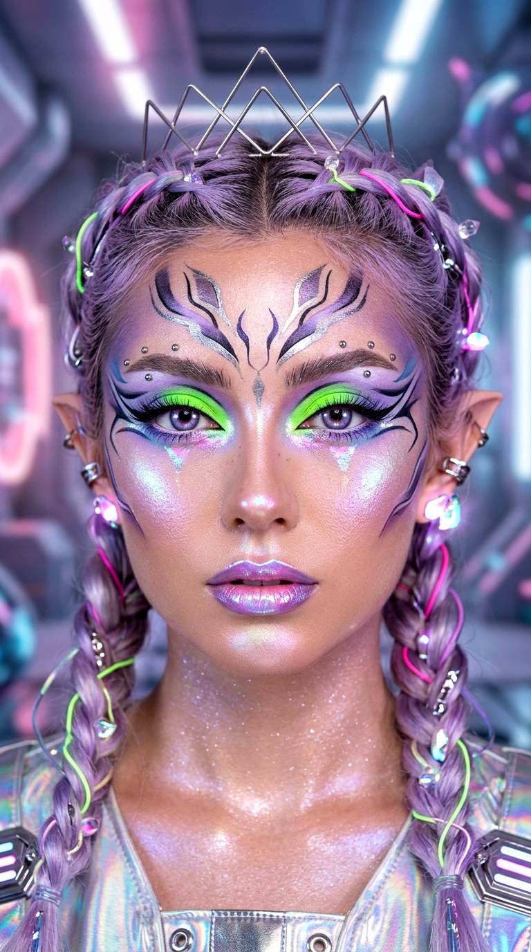 Alien Princess Makeup - 23 silly makeup