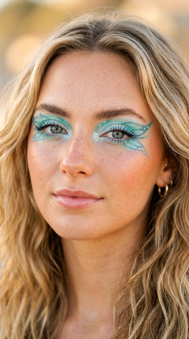 Aqua Pastel Wing Fantasy - 27 Butterfly Pastel Eye Makeup