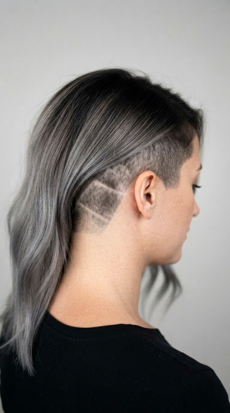 Asymmetrical Lob With An Undercut Detail - 20 asymmetrical lob