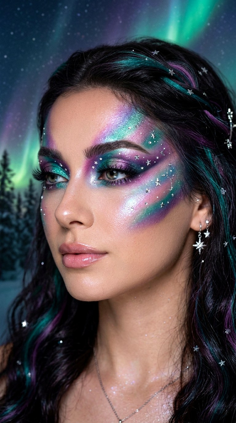 Aurora Sky Makeup - 26 makeup idea creative