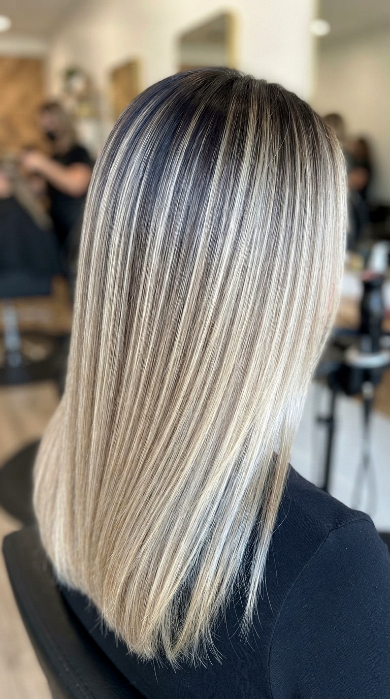 Baby Lights on a Dark Base - 22 natural dark blonde hairment