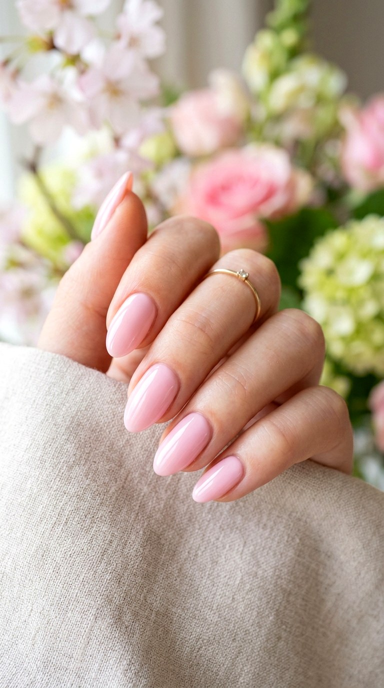 Baby Pink Gloss Pastel Nails - 25 Soft Pastel Spring Nail Designs That Feel Like Sunshine