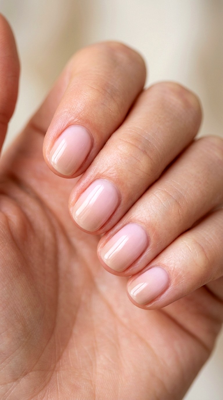 Baby Pink to Nude Base Melt - 29 Pastel Spring Ombre Nails