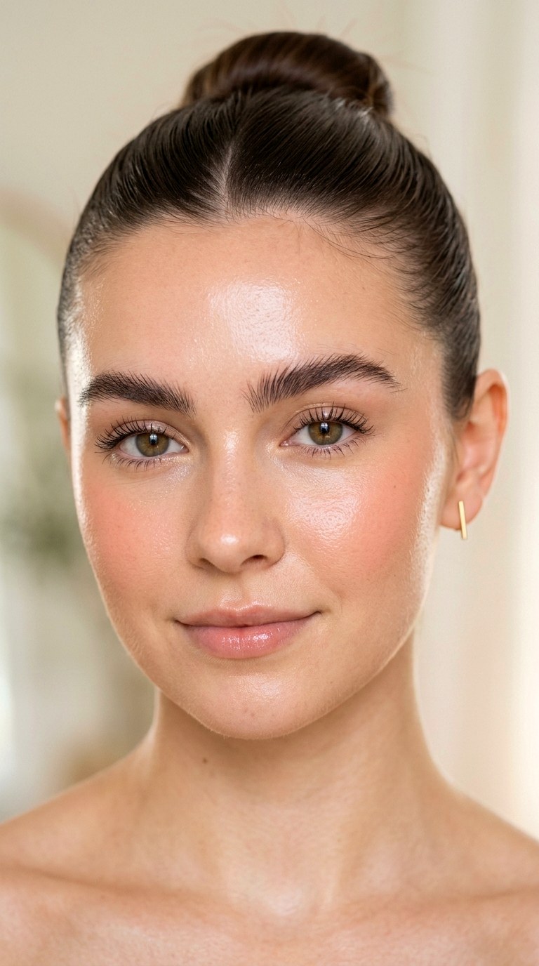 Ballet Bun Clean Girl Makeup - 22 Balletcore Beauty Makeup Ideas