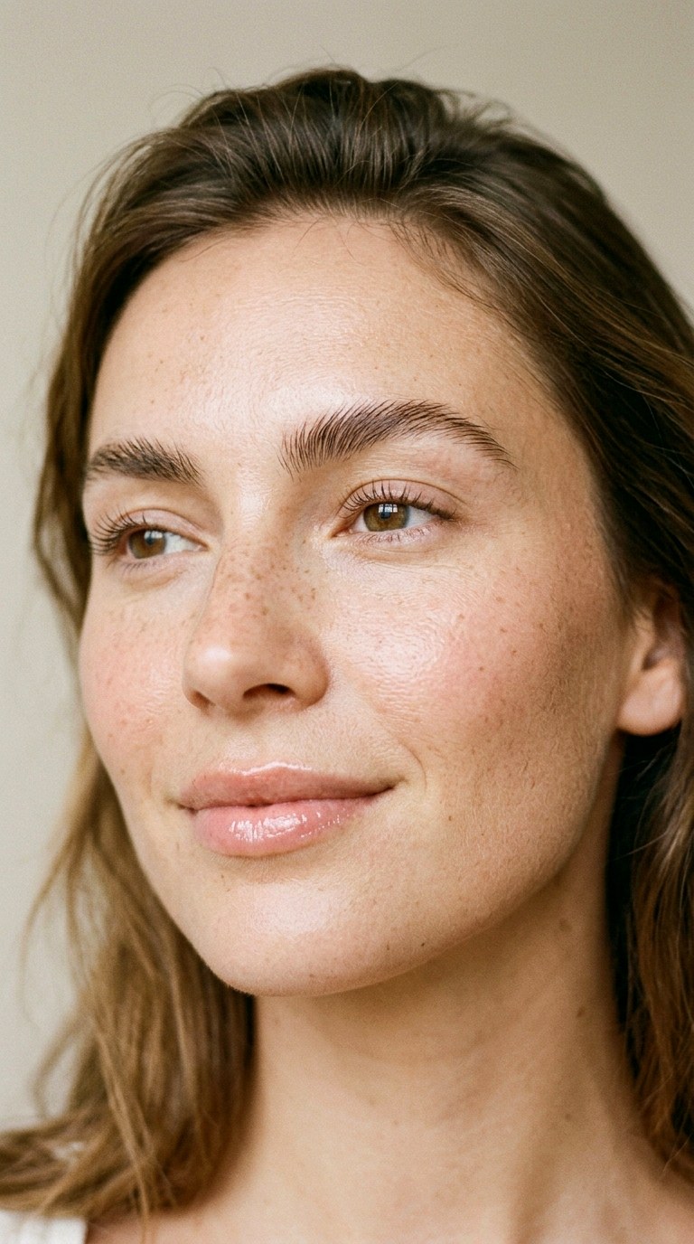 Barely There Makeup Trend - 22 Clean Radiant Face Makeup Trend