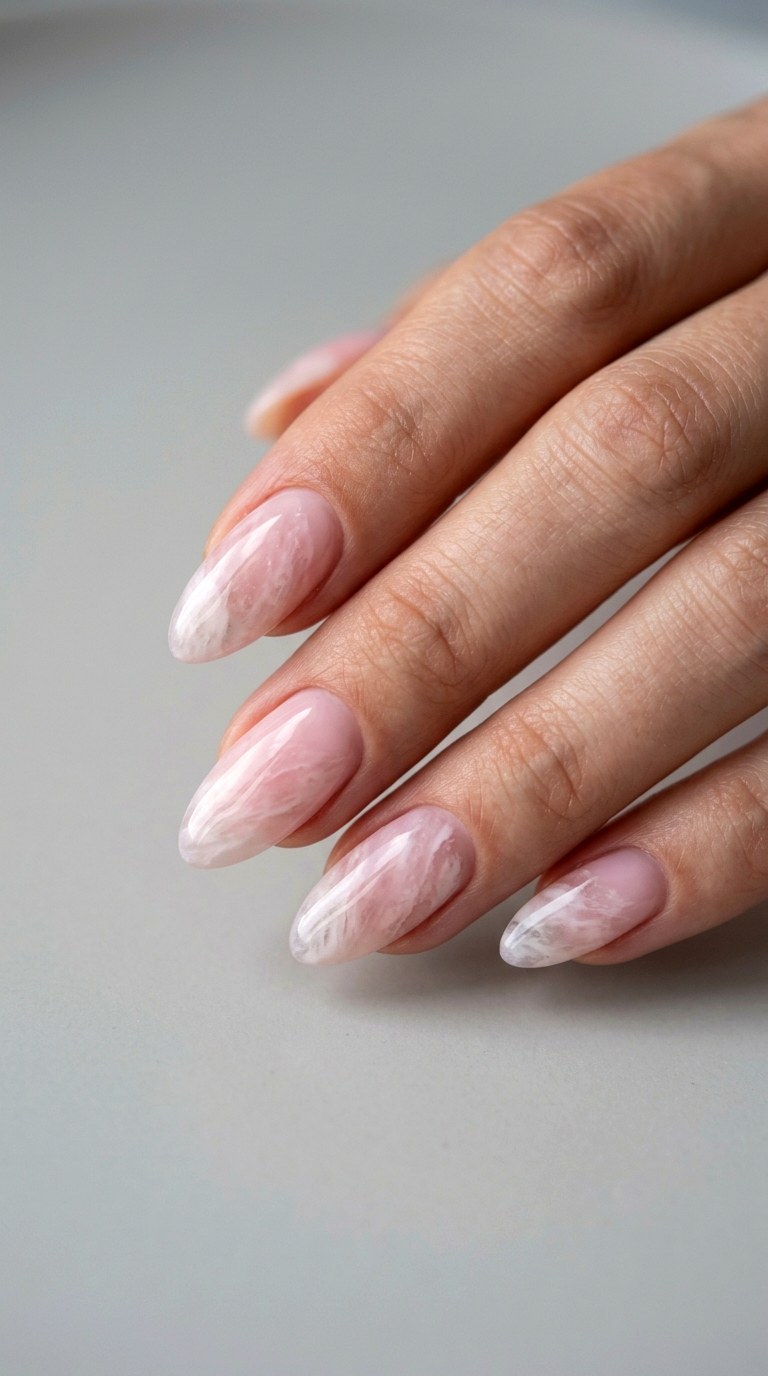 Barely There Rose Quartz - 27 Neutral Spring Ombre Nails