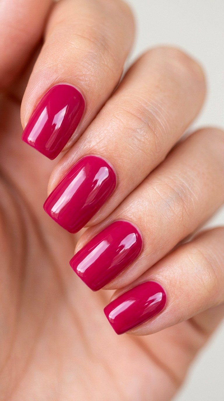 Berry Raspberry Pink Pop - 28 Quick Spring Color Street Nails