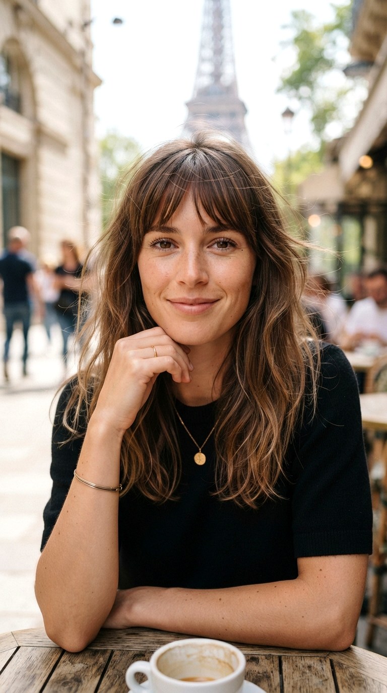 Birkin Bangs - 30 bangs hairstyles