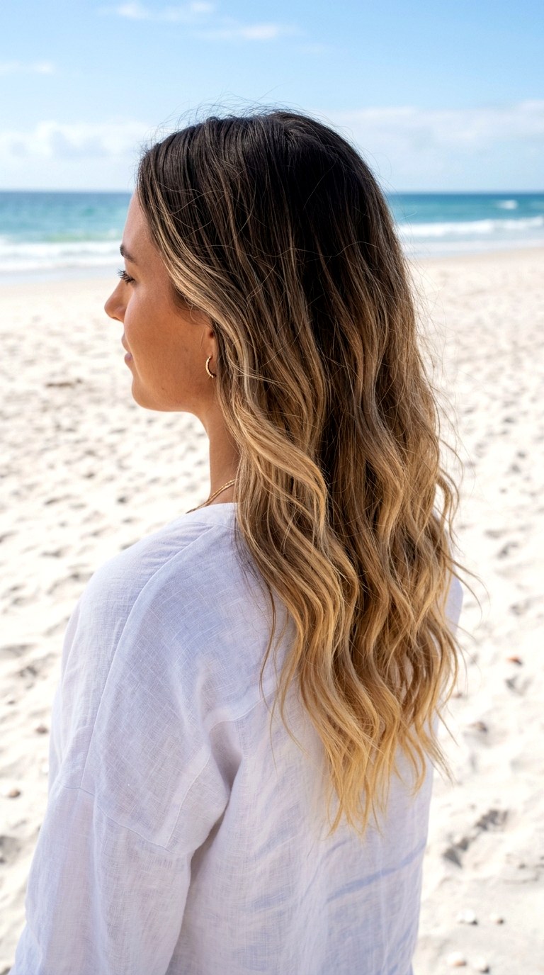 Biscotti Blonde Ends - 20 hair color ideas for brunettes