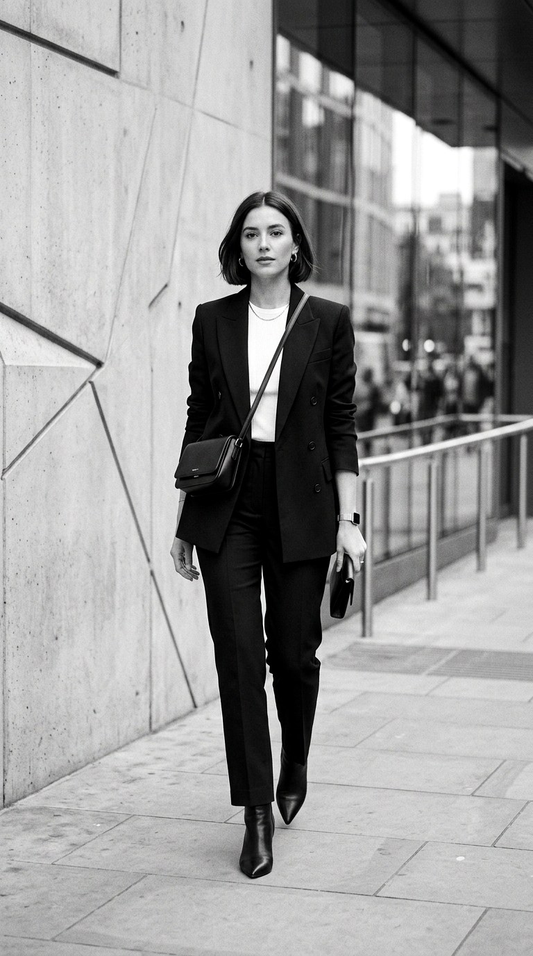 Black and White Minimalist Looks - 21 Stunning Spring Outfit Ideas 2026 Every Stylish Girl Will Be Wearing